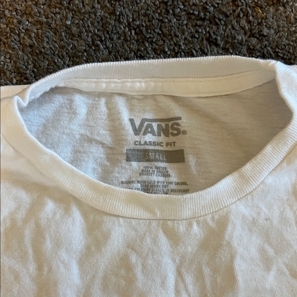 Vans White Tee with Graphic Design - Picture 3 of 5